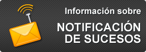 Información sobre notificación de sucesos